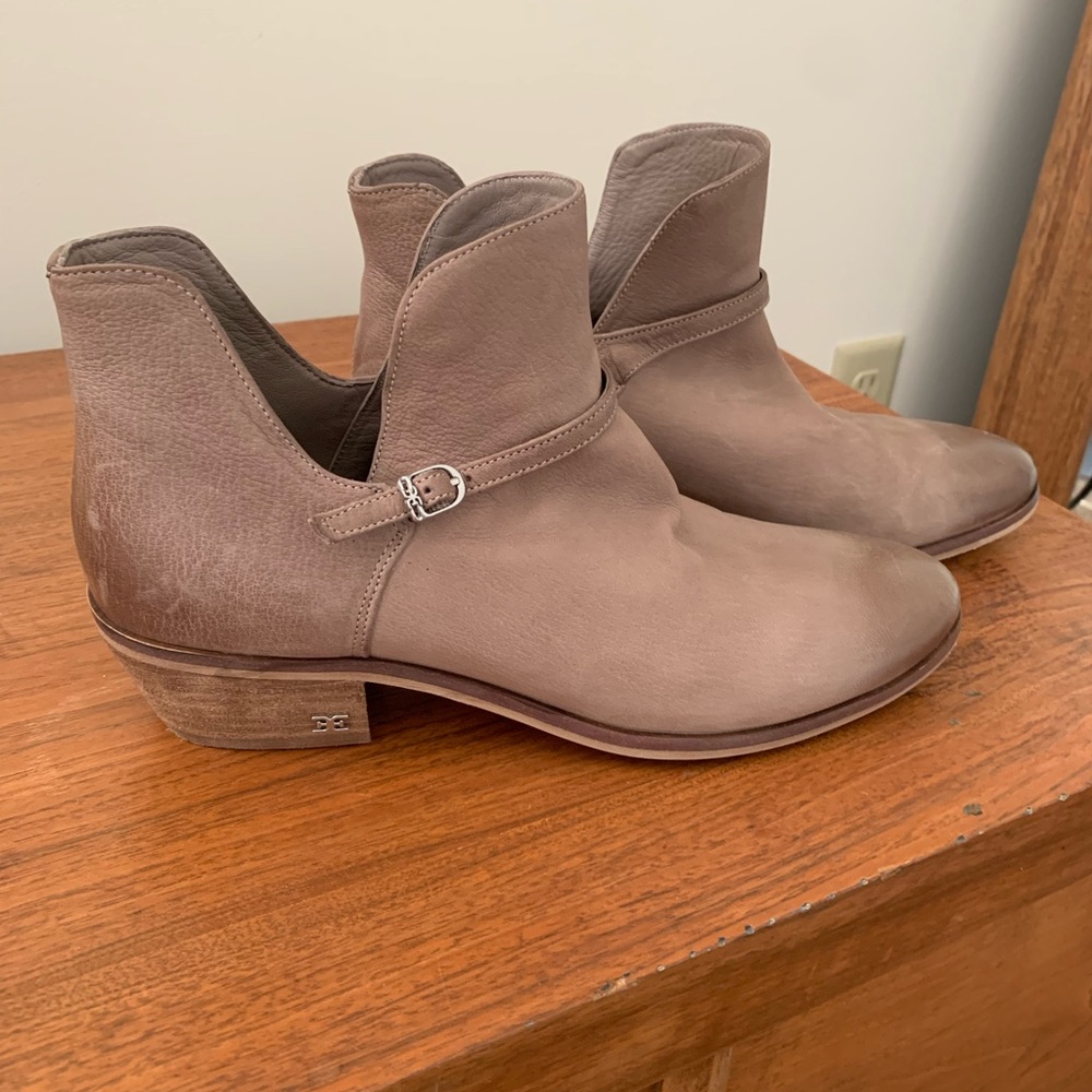 Sam Edelman Boots, ankle, tan. Women’s size 8.5